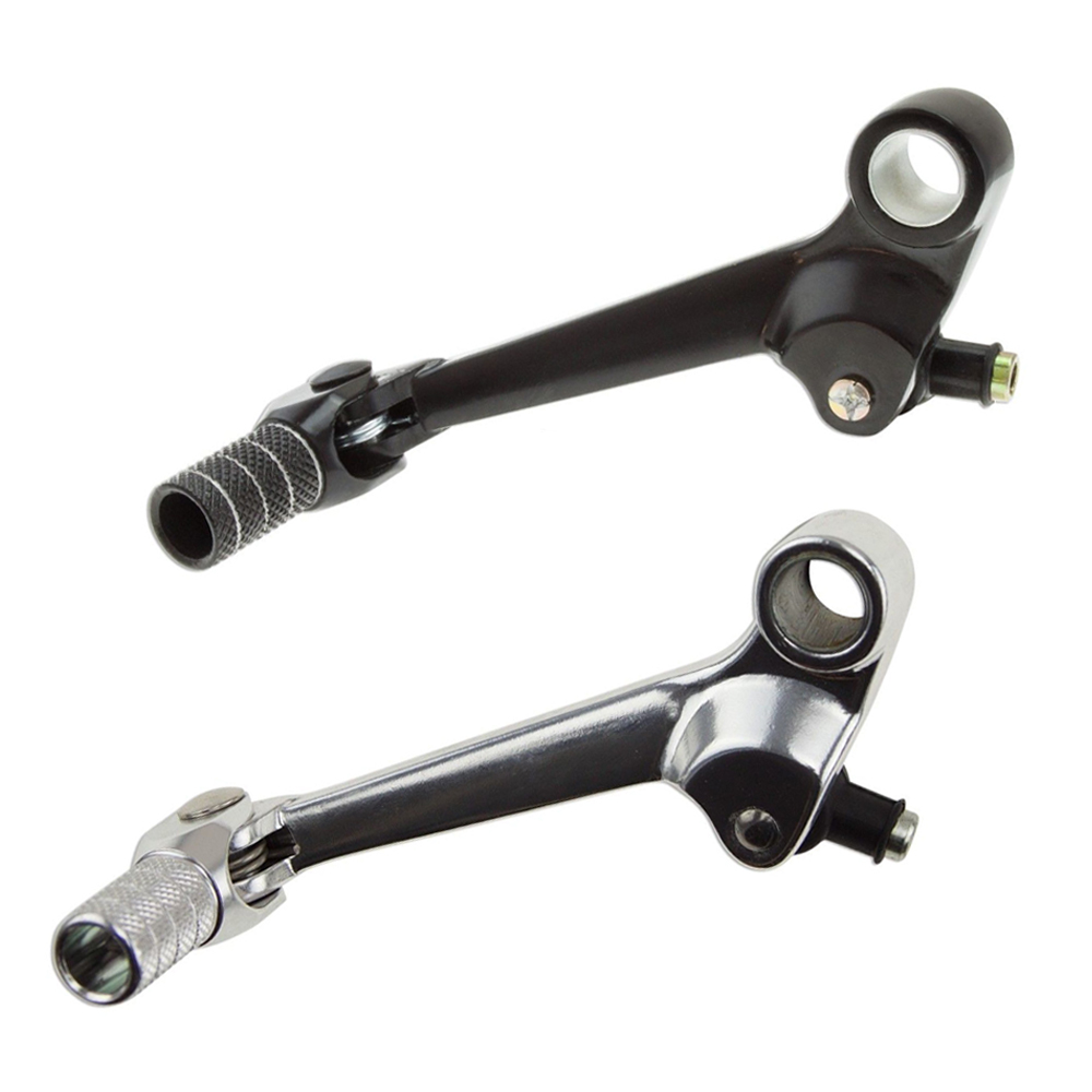 Quality Motorcycle Gear - Motorcycle Chrom Black Gear Shift Lever