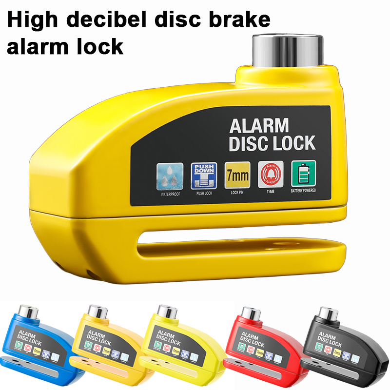 Disc Lock Brake - Motorcycle Alarm Lock Wheel Disc Brake