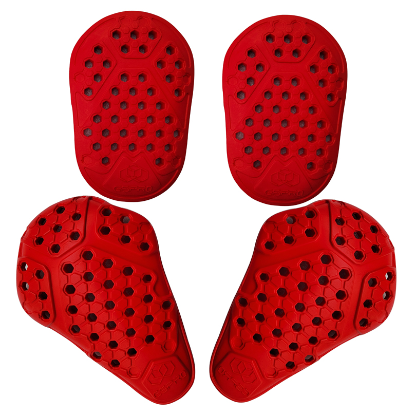 Motorcycle Gear Protection Levels - CE1 Level 1 Red Motorcycle Chest