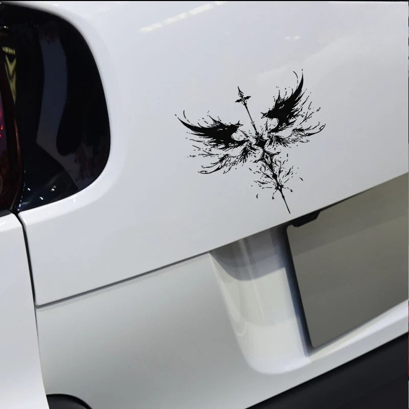 Motorcycle Gear Outlet - Personalized creative angel wings car decals,