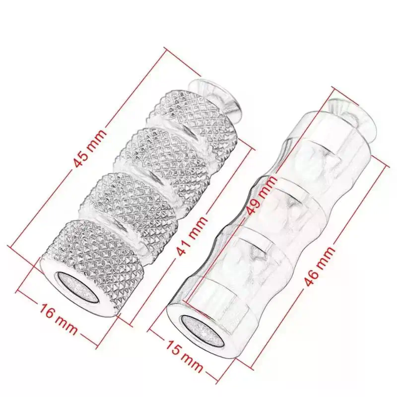 Motorcycle Gear For Beginners - M6 Universal Motorcycle Foot Pegs Gear