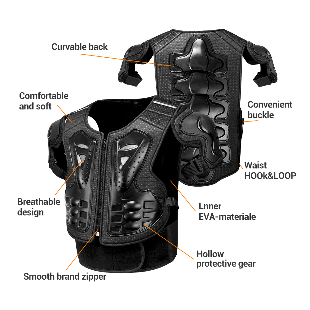Motorcycle Protective Armor Ba - огляд і ціна Xs Motorcycle Gear