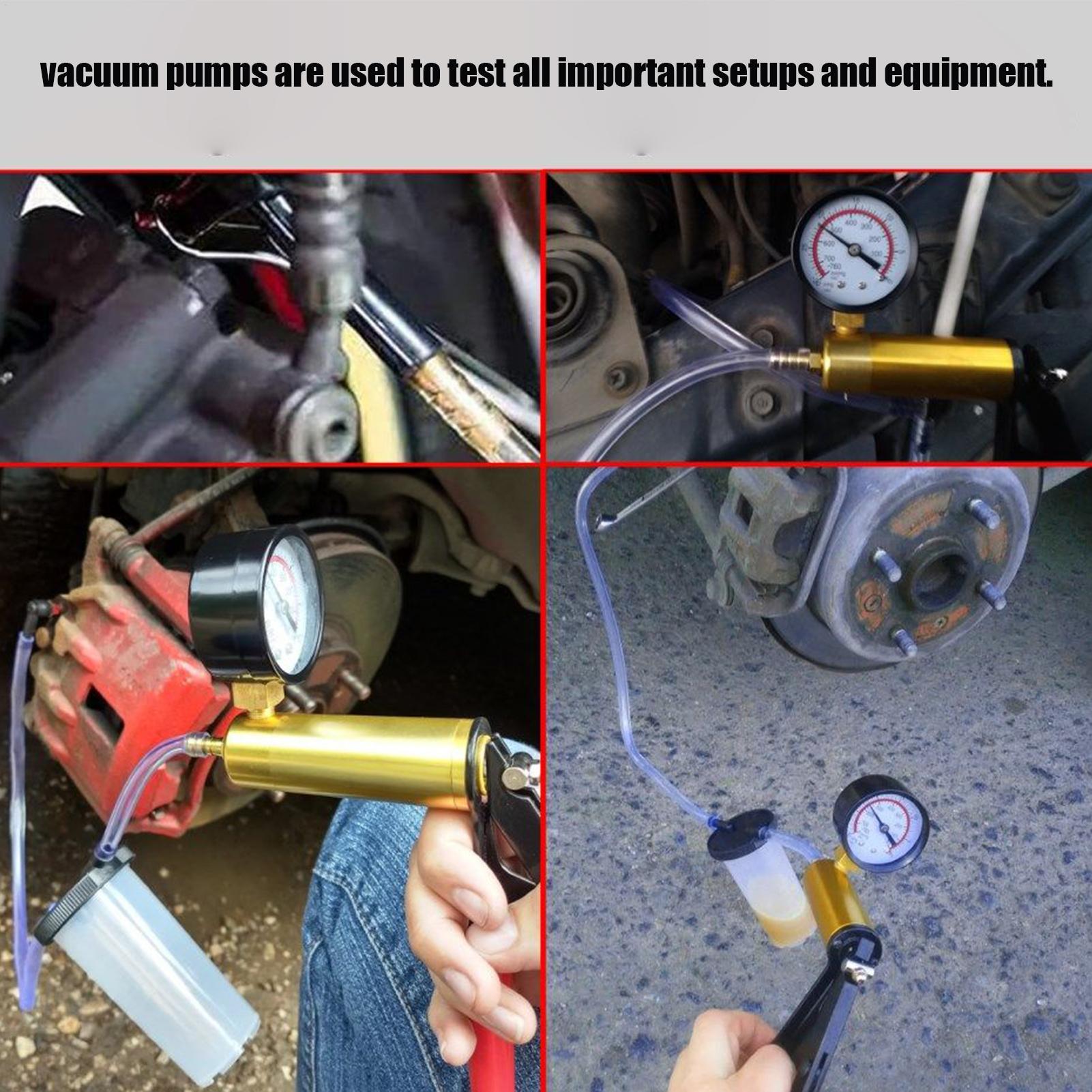 Car Vacuum Pump Handheld Brake - огляд і ціна Motorcycle Gear Oil