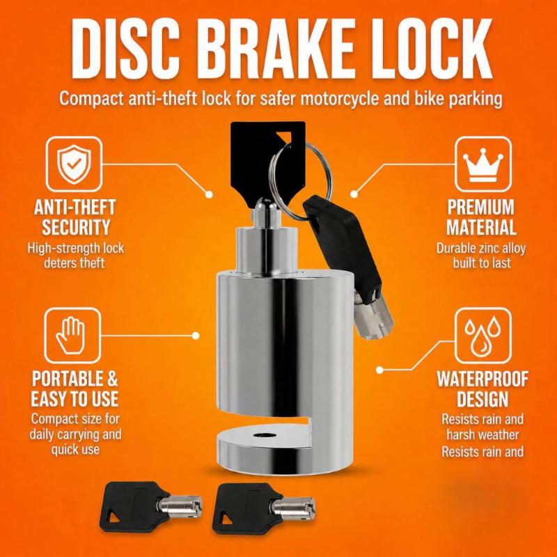 Universal Motorcycle Disc Brak - огляд і ціна Disc Lock Brake