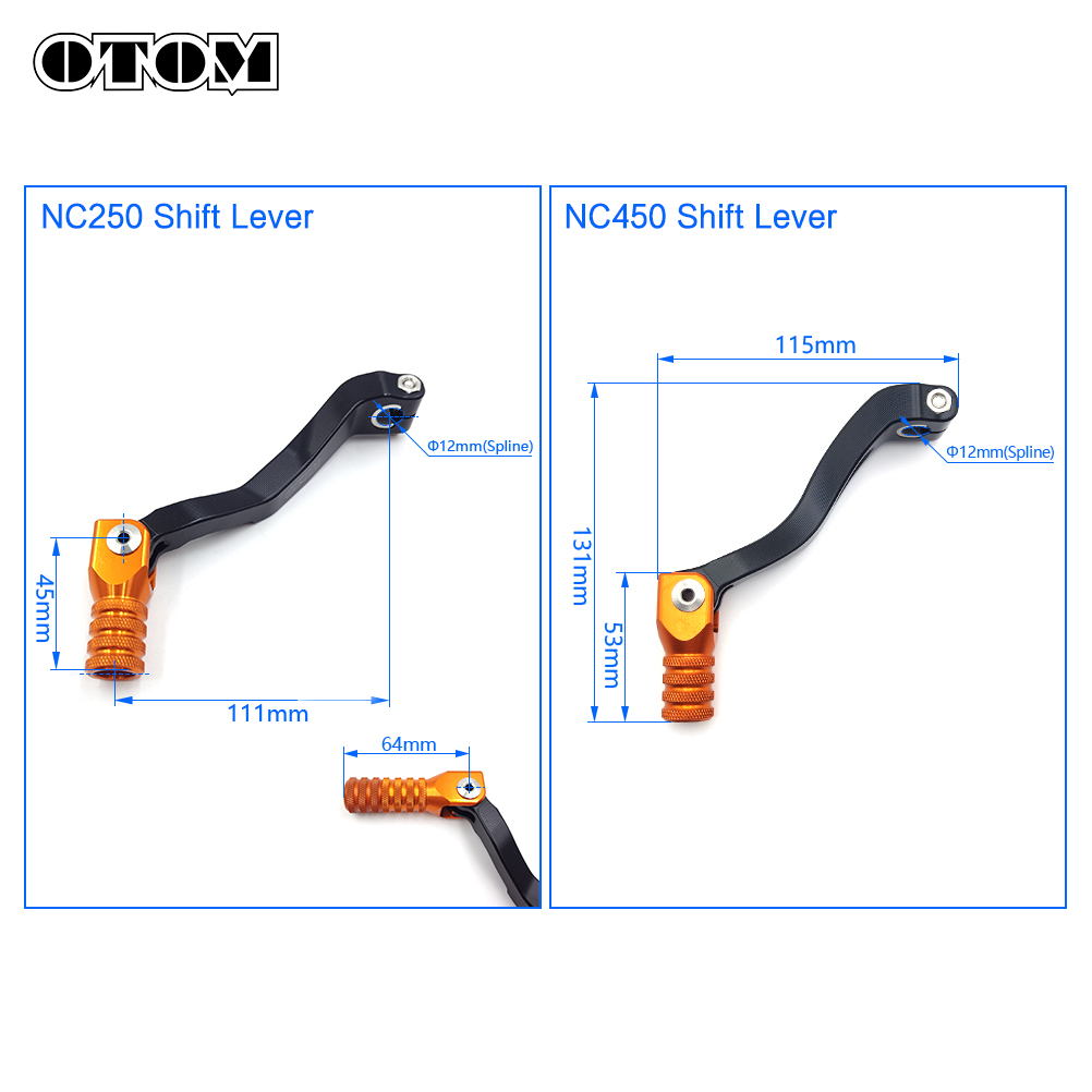 OTOM Folding Aluminum Gear Shi - огляд і ціна Motorcycle Gear Lever Extender