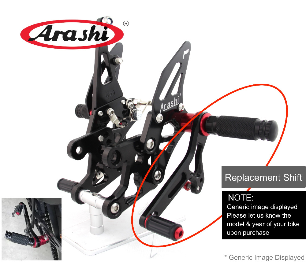 Arashi Adjustable Rearsets Rep - огляд і ціна Motorcycle Gear Lever Extender