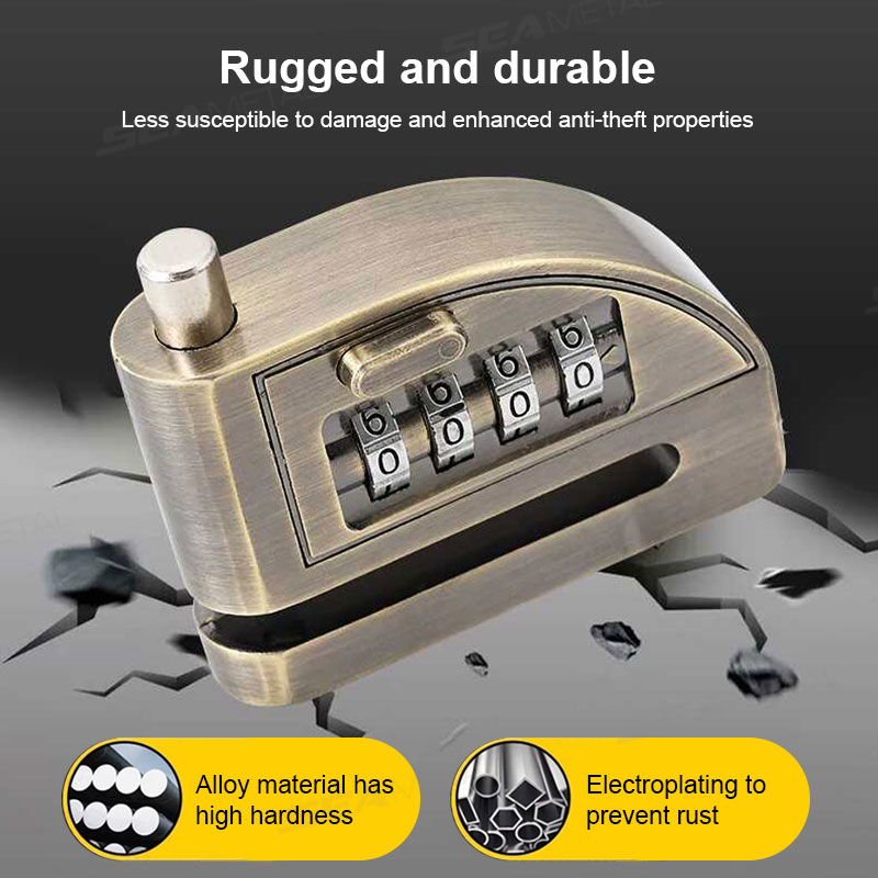 SEAMETAL Motorcycle Password D - огляд і ціна Disc Lock Brake