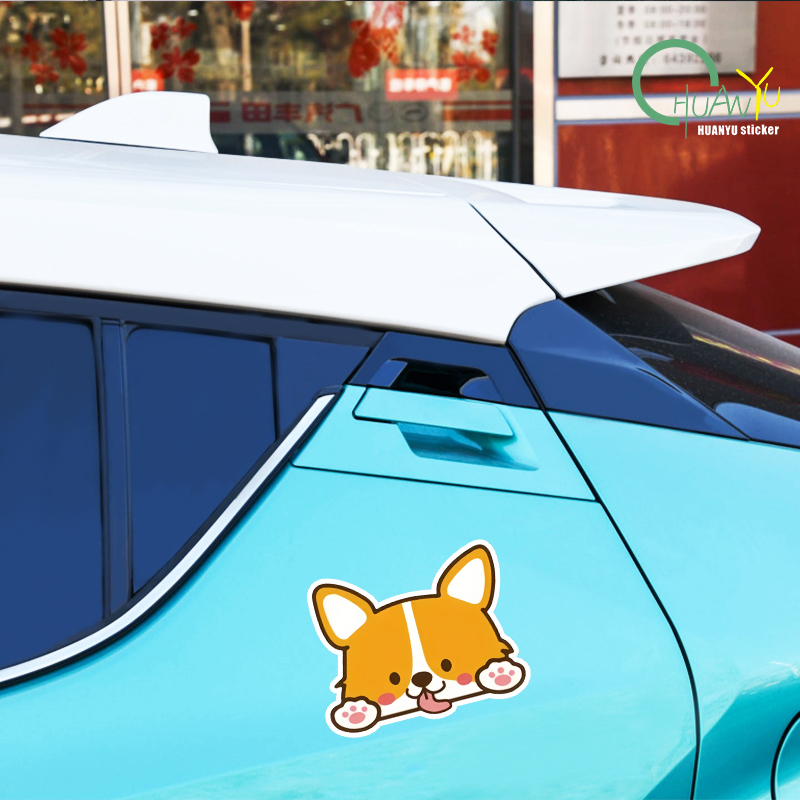 Car Cartoon Car Sticker Corgi  - огляд і ціна Motorcycle Gear Outlet