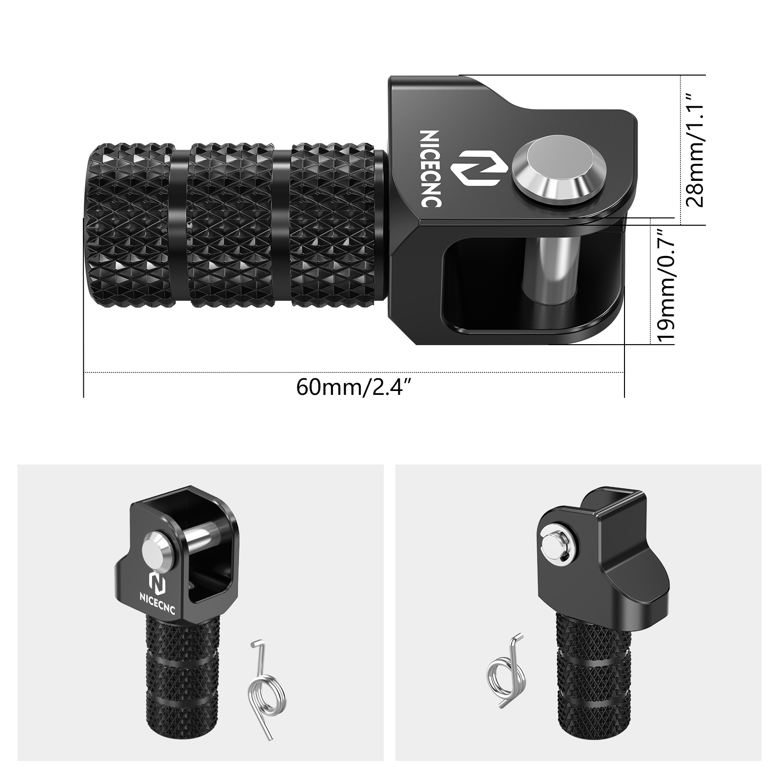 NICECNC Motorcycle Adjustable  - огляд і ціна Motorcycle Gear Lever Extender