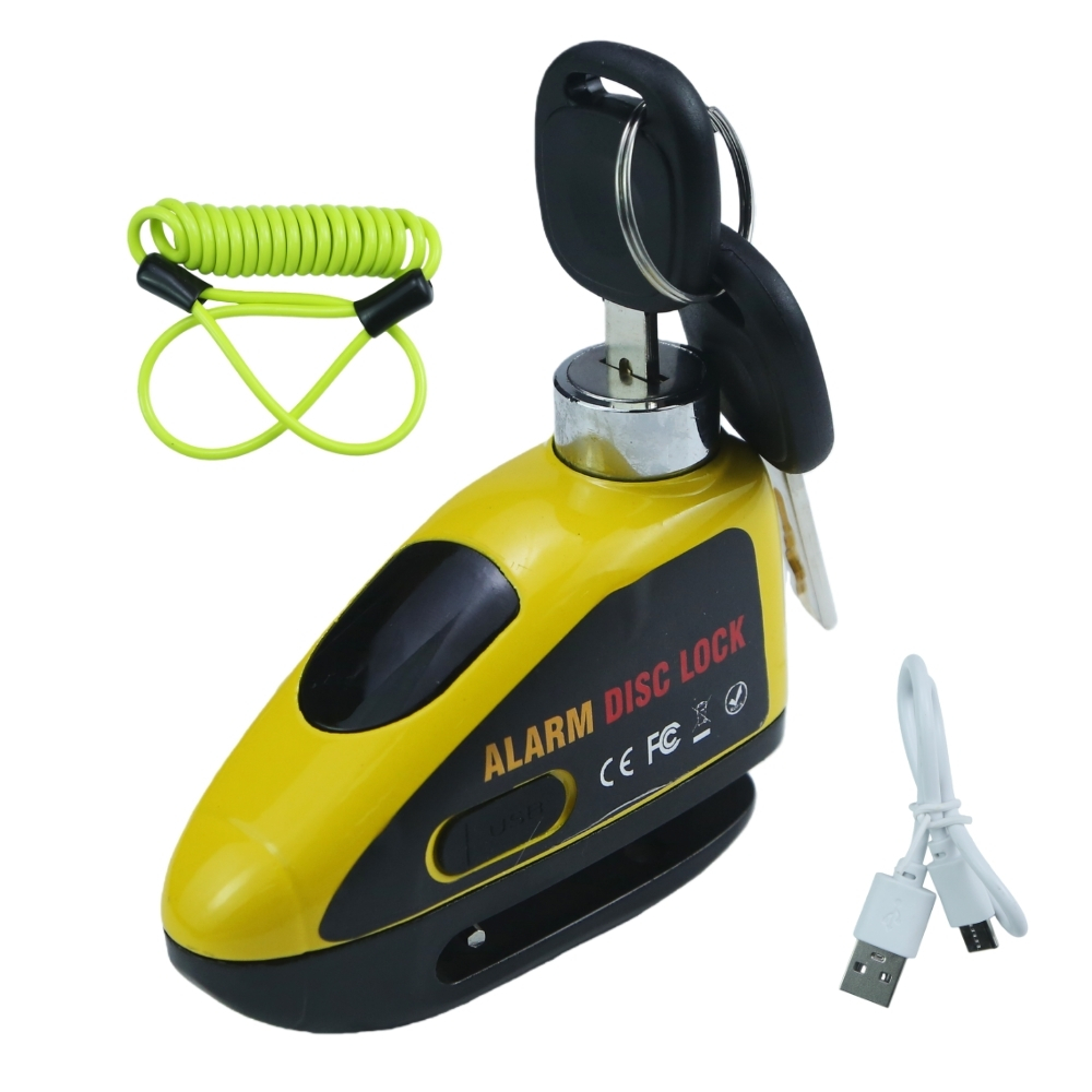 Rechargeable 140dB Motorcycle  - огляд і ціна Disc Lock Brake